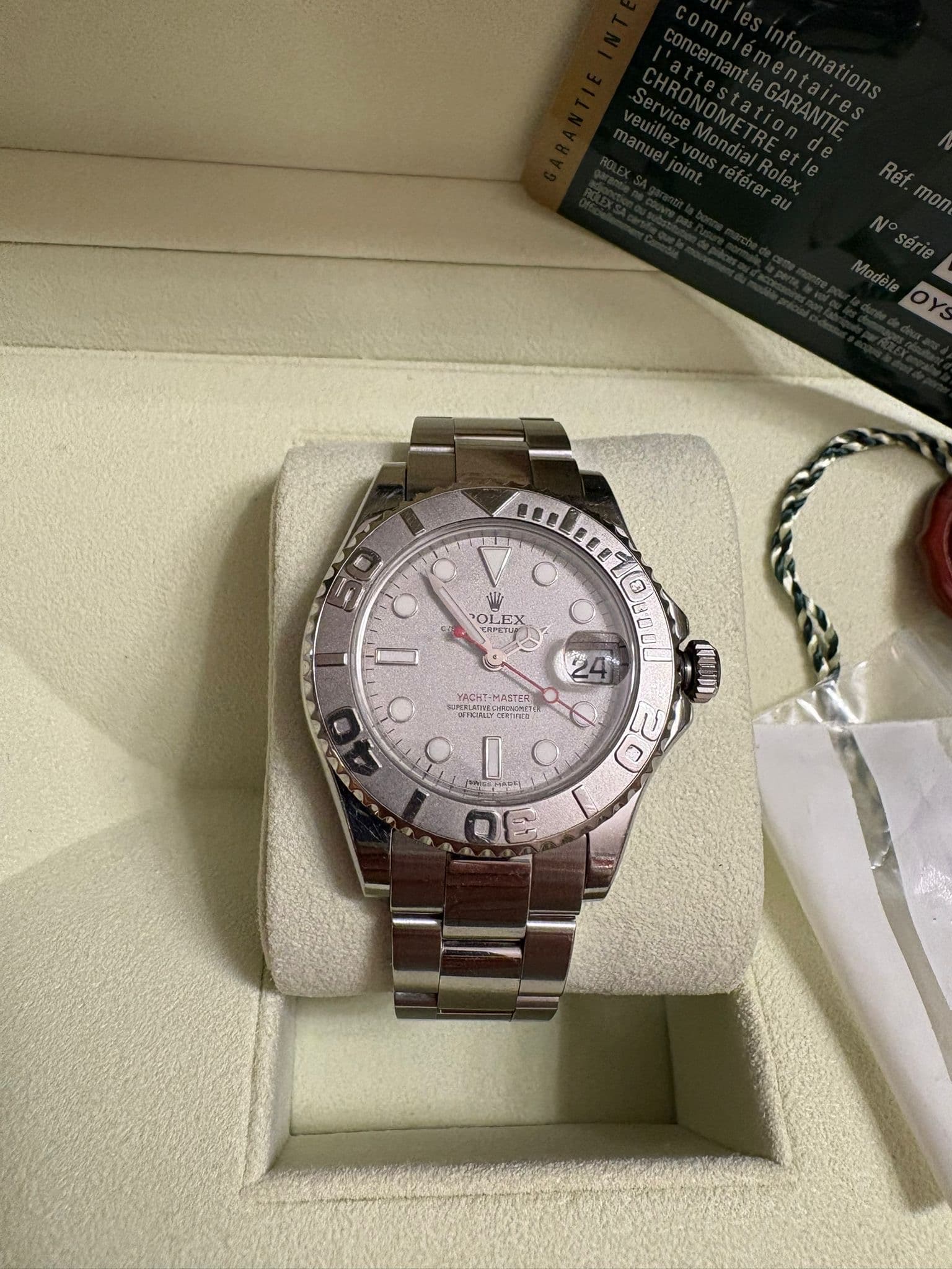 Rolex Yacht-Master (Lunette en platine)